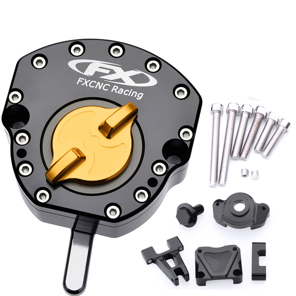 オートバイ用CNCステアリングスタビライザーダンパー,取り付 - Steering Damper Stabilizer Kit Cnc のレビューと価格