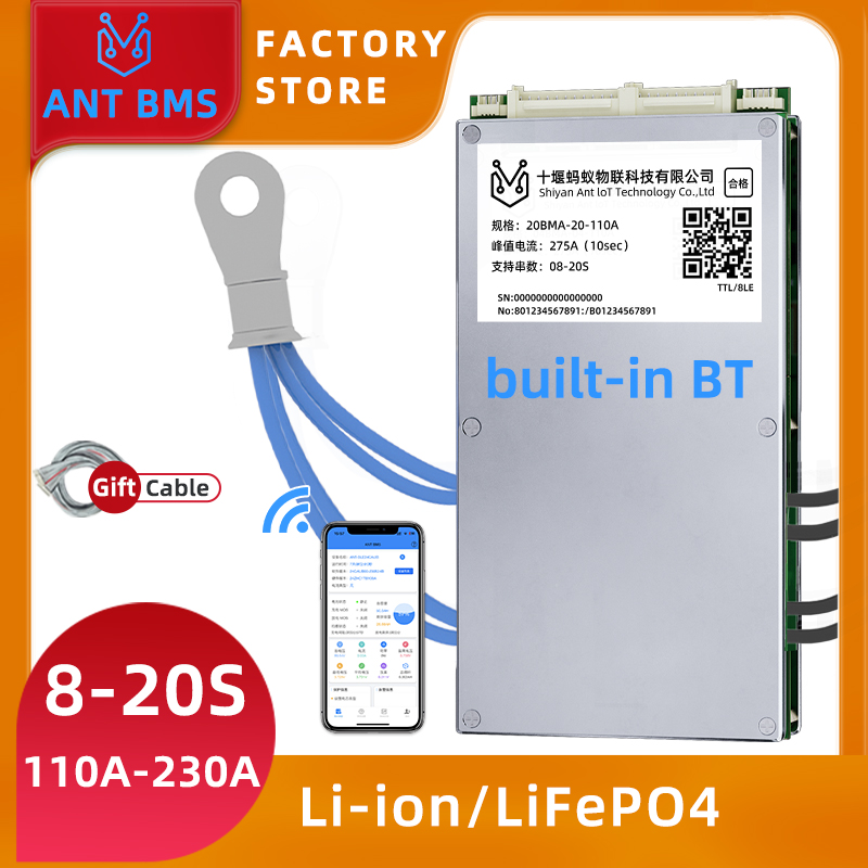 ANTスマートバランスBMS 8S-20S、内蔵Blueto - Smart Bms 20S 72V 150A Bluetooth のレビューと価格